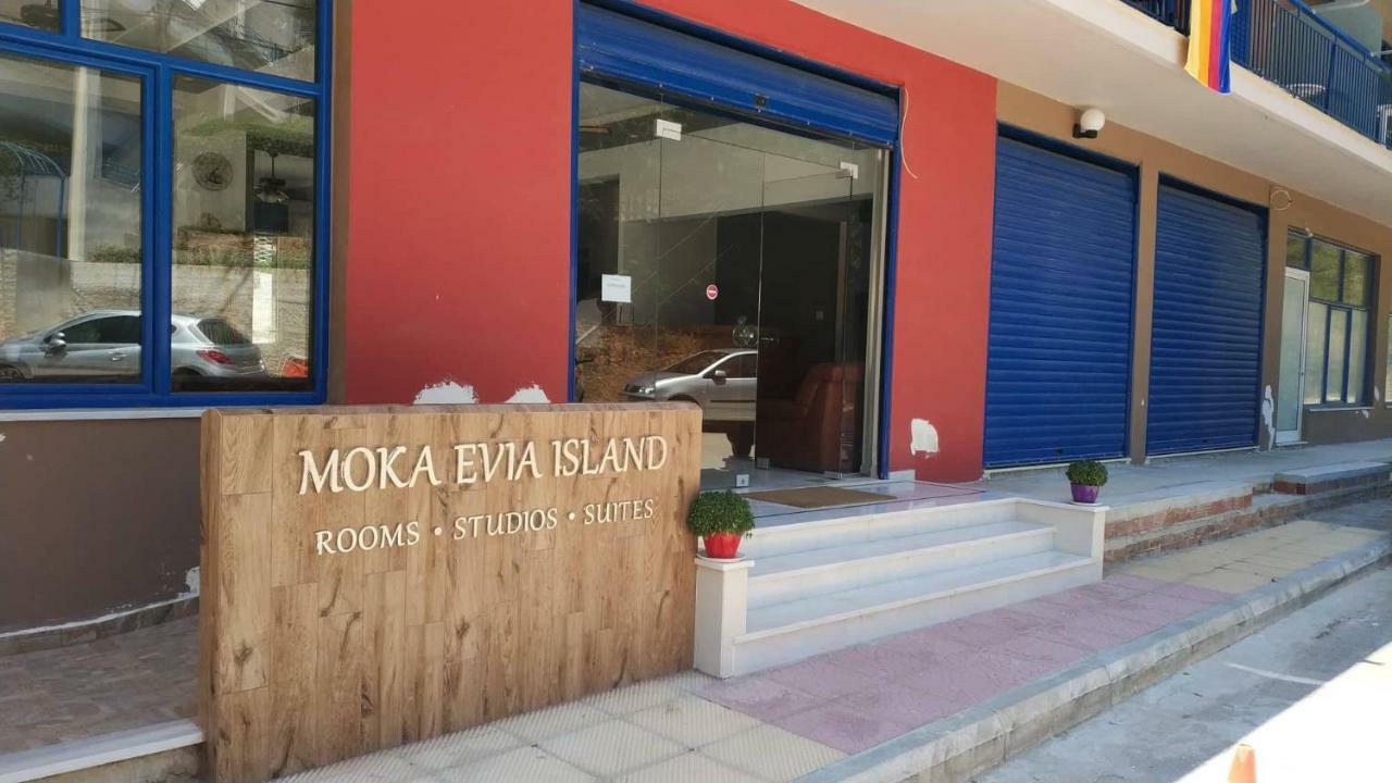 Moka Evia Island Hotel Akhladherí Exterior foto